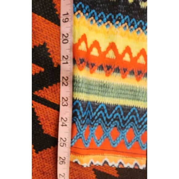 Colorful Women's Zigzag Patterned Leggings 95% Polyester  5% Spandex. Medium - Picture 8 of 8